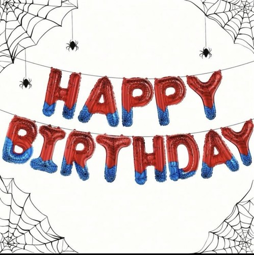 Spiderman happy birthday - happy,