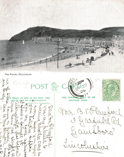 Vintage postcard the parade - vintage,