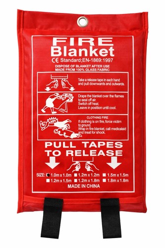 Fire blanket emergency safety - fire,