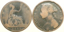 1880 to 1894 Victoria Bun-head
