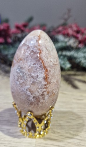 Flower agate with - flower, pink
