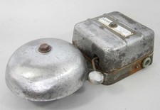 BIG VINTAGE INDUSTRIAL ELECTRIC BELL Factory -Door Servant Butler Shop bell