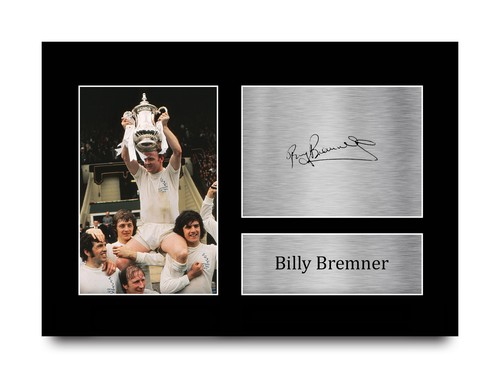 Billy bremner signed leeds pre - signed,
