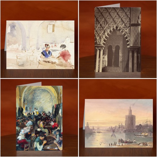Seville art print greeting - seville,
