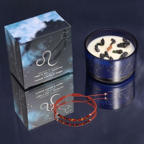 Zodiac crystal candle - candle, with