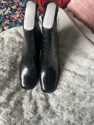 Black woman ankle boots - black,