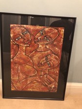 Framed painting the artist - painting,
