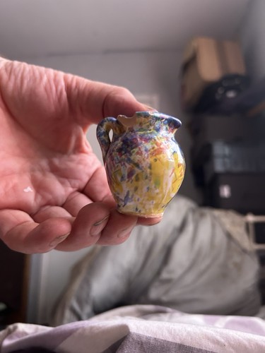 Small pottery jug - small,