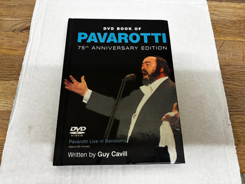 Dvd book pavarotti 75th - dvd,