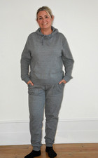 EX F & F DARK GREY RIBBED