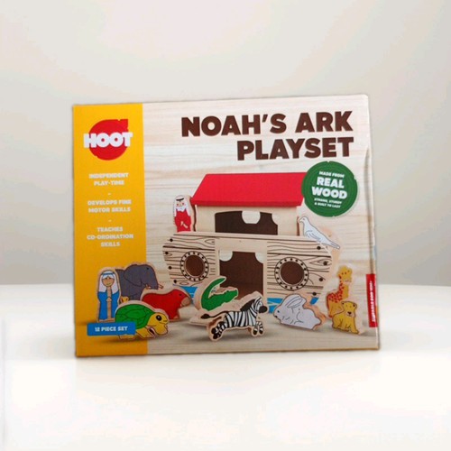Wooden toy hoot noah - noah's, ark