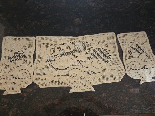 Vintage crochet recliner arm - crochet,