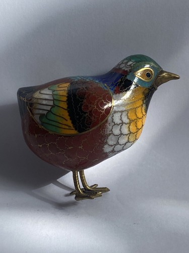 Cloisonné bird small - cloisonné, cm