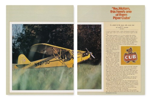 Piper cub aircraft report - cub,