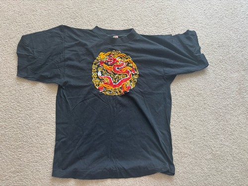 Vtg nepal black embroidered - nepal,