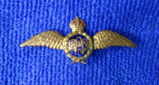 Vintage Brass Enamel RAF Royal