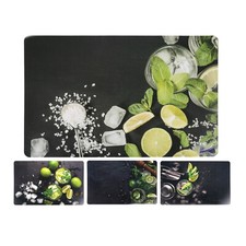 Set Of 4 Placemats Drinks