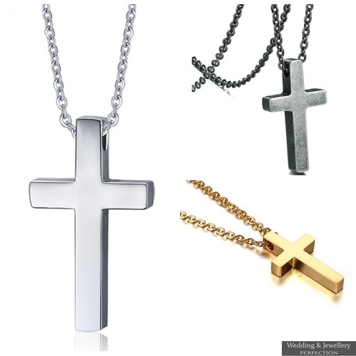 Mens chain necklace silver - necklace,
