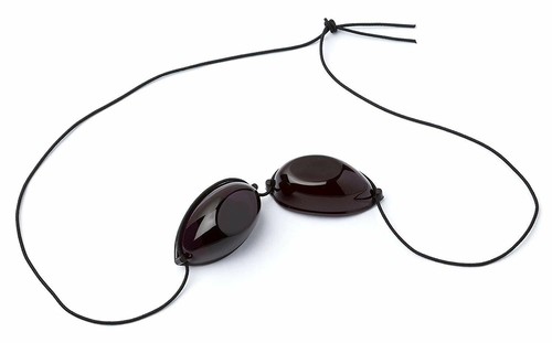 Sunbed eye protection goggles - eye,