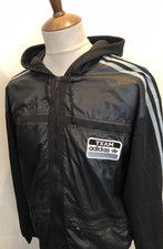RETRO TEAM ADIDAS TRACKSUIT TOP SIZE XL BLACK
