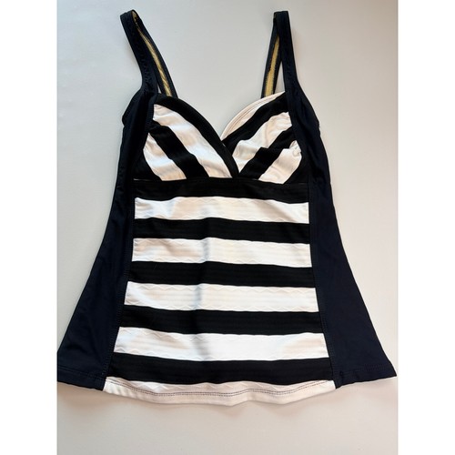 Athena black white striped - black,