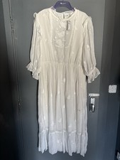 River island white embroidered