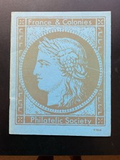  France & Colonies Philatelic Society Bulletin. Vol 18 Jan-Mar 1968 No. 1 Rare.