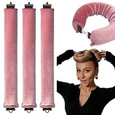 3/4pcs Heatless Hair Curler