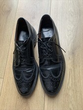 Allen Edmonds MacNeil Men's Black Leather Lace Up Oxford Shoes Sz 11 D