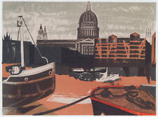 St Pauls Cathedral London Edward Bawden print in 10 x 12 mount ready to frame