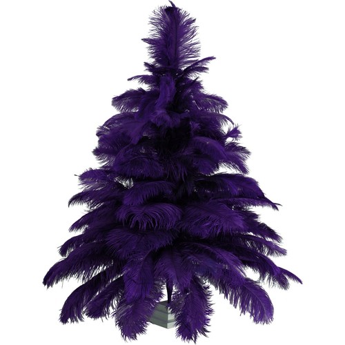 Purple ostrich feather - ostrich,