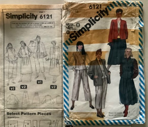 Simplicity 6121 sewing pattern - 6121,