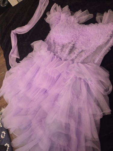 Girls purple tulle - purple,