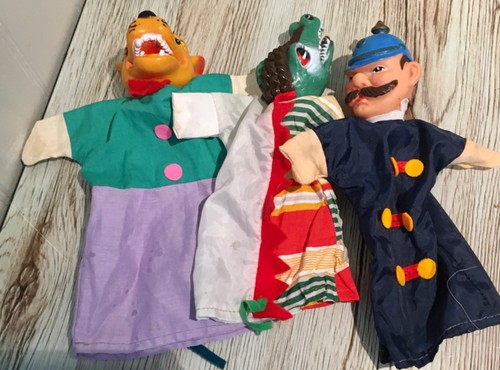 Vintage punch judy puppets - &,