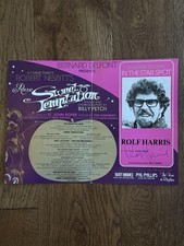 Vintage “The Talk of the Town” Programme – Signed by Rolf Harris – London