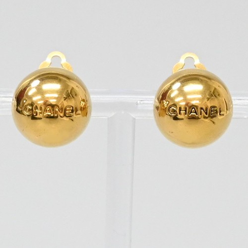 Chanel earing gold brass - chanel,