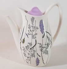 Scarce MIDWINTER Fashion Shape Coffee Pot WHISPERING GRASS by Jessie Tait 1960's