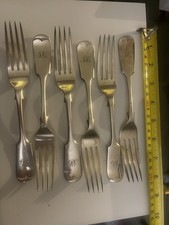 Set of 6 Antique Style EPNS