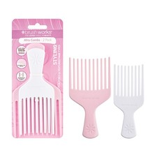 Brushworks Afro Combs - 2 Pack