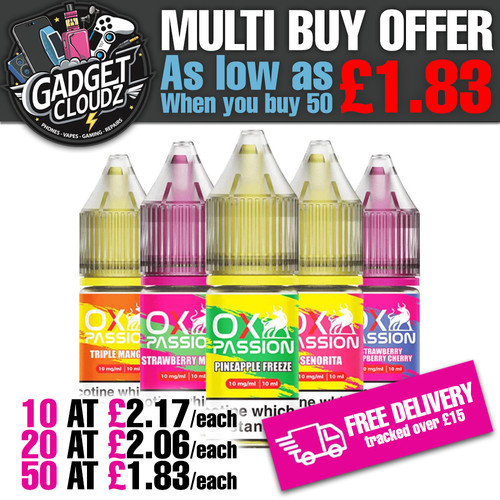 Oxva passion 10ml salt - 10ml,