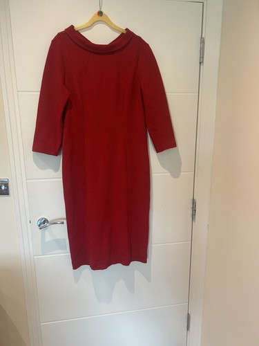 Hobbs london red dress size - hobbs,