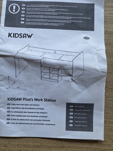 Kidsaw mid cabin bed with - mid, desk