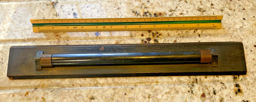 Parallel rolling ruler - rolling, by