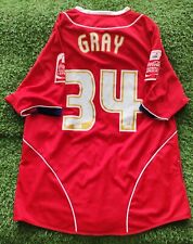 CREWE ALEXANDRA FOOTBALL CLUB MATCH WORN SHIRT DAVID GRAY 2007 Man Utd Loan SPT