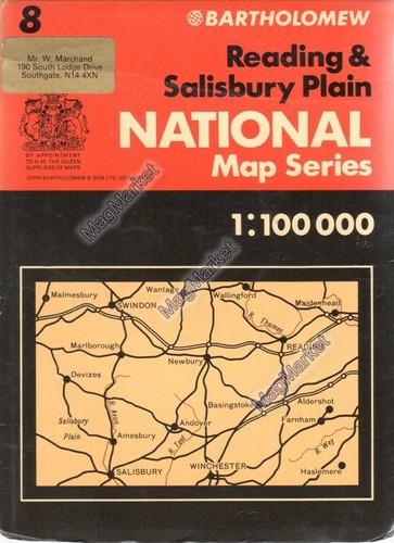 Map bartholomew national - bartholomew,