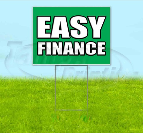 Easy finance 18x24 - easy, sign