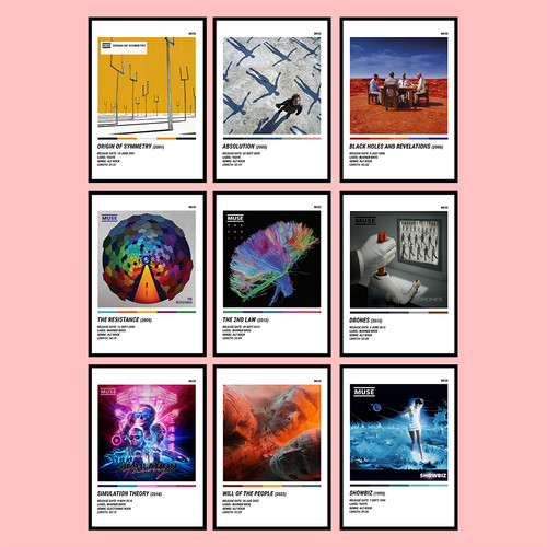 Muse band artist album - muse, poster
