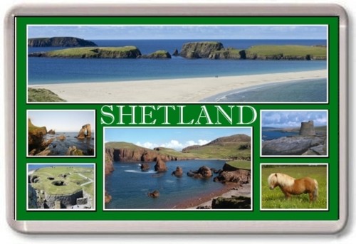 Fridge magnet shetland - magnet,