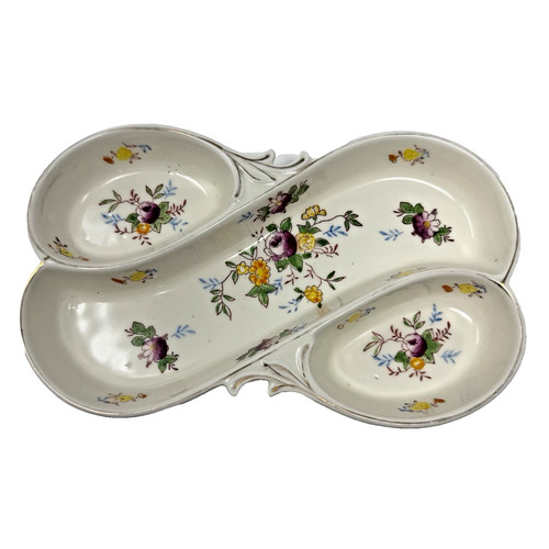 Vintage floral divided - vintage, relish