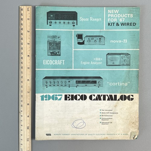 Vintage 1967 eico catalog - 1967, ham